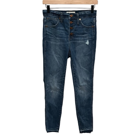 Madewell 10" High Rise Skinny Jeans - Picture 2 of 13